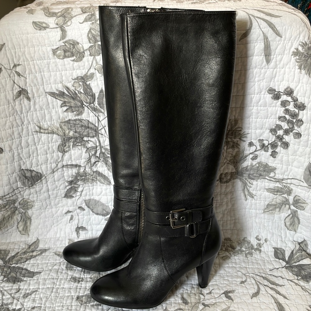 Coach “Addie” leather boots (8.5)